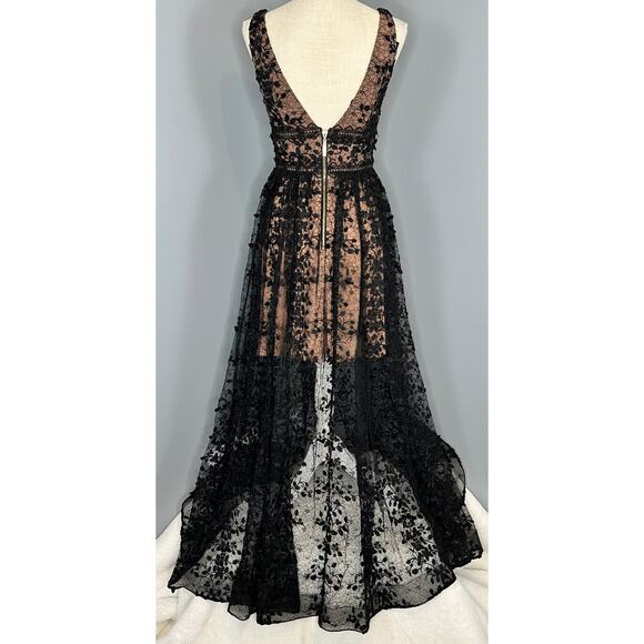 Bronx and Banco Megan Noir A-Line Maxi Dress XS - Picture 5 of 15